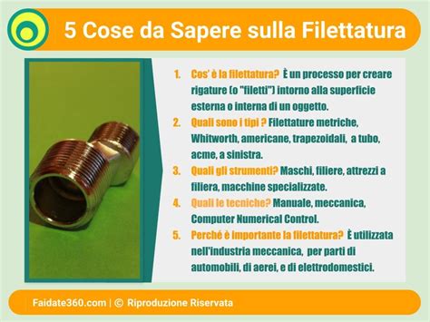 La Guida Completa alla Filettatura: Strumenti, .